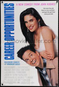 2h173 CAREER OPPORTUNITIES 1sh '91 Bryan Gordon directed, Frank Whaley & sexy Jennifer Connely!