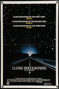 2h201 CLOSE ENCOUNTERS OF THE THIRD KIND int'l 1sh '77 Steven Spielberg sci-fi UFO classic!