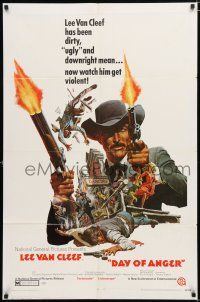 2h228 DAY OF ANGER 1sh '69 I giorni dell'ira, Lee Van Cleef, Gemme, spaghetti western!
