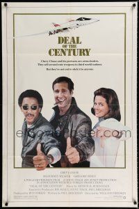 2h233 DEAL OF THE CENTURY 1sh '83 Chevy Chase, Sigourney Weaver & Gregory Hines are arms dealers!