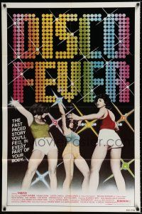 2h249 DISCO FEVER 1sh '78 sexy dancing disco girls, you'll feel it in every part of your body!