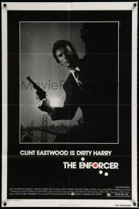 2h286 ENFORCER 1sh '77 photo of Clint Eastwood as Dirty Harry by Bill Gold!