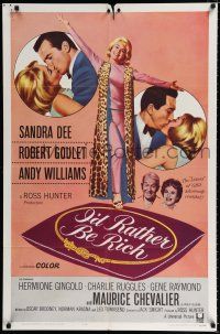 2h475 I'D RATHER BE RICH 1sh '64 Sandra Dee with Robert Goulet & Andy Williams!