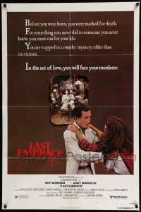 2h535 LAST EMBRACE style A 1sh '79 Roy Scheider, Janet Margolin, directed by Jonathan Demme!