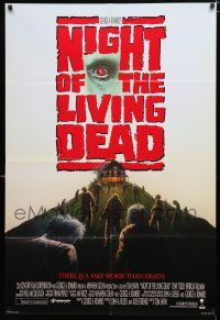 2h667 NIGHT OF THE LIVING DEAD int'l 1sh '90 Tom Savini directed, George Romero, Patricia Tallman!