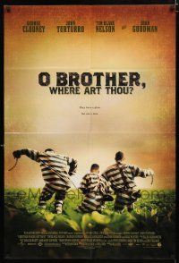 2h685 O BROTHER, WHERE ART THOU? DS 1sh '00 Coen Brothers, George Clooney, John Turturro!