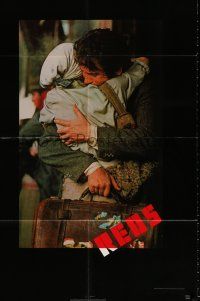 2h733 REDS 1sh '81 Warren Beatty as John Reed & Diane Keaton in Russia!