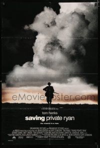 2h763 SAVING PRIVATE RYAN int'l DS 1sh '98 Steven Spielberg, Tom Hanks, the mission is a man!