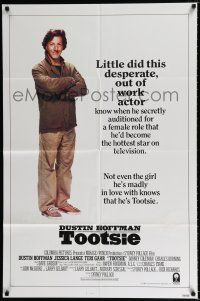 2h913 TOOTSIE int'l 1sh '82 full-length Dustin Hoffman was desperate for work!
