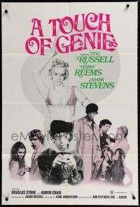 2h917 TOUCH OF GENIE 1sh '74 Tina Russell & Harry Reems in I Dream of Jeanie sex parody!