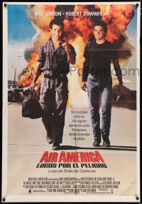 2j365 AIR AMERICA Argentinean '90 Mel Gibson & Robert Downey Jr. are flying for the CIA!