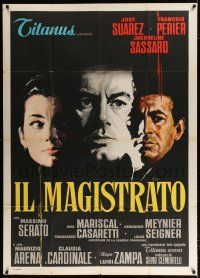 2j110 ALL OF US ARE GUILTY Italian 1p '60 Luigi Zampa's Il Magistrato, Maro art of top 3 stars!