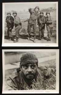 2k457 ATTACK 9 8x10 stills '56 Robert Aldrich, WWII soldiers Jack Palance & Eddie Albert!