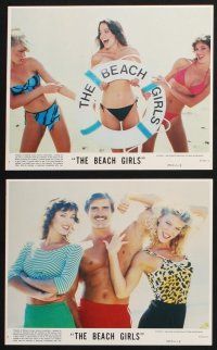 2k051 BEACH GIRLS 8 8x10 mini LCs '82 Debra Blee, Val Kline, teens, sex & drugs!