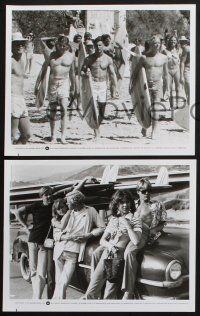 2k899 BIG WEDNESDAY 3 8x10 stills '78 Gary Busey & surfers w/ boards, John Milius surfing classic!