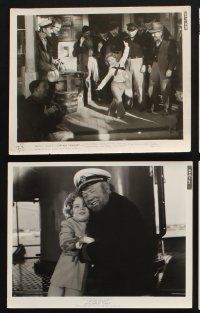 2k505 CAPTAIN JANUARY 8 8x10 stills '36 great images of cutest sailor Shirley Temple, Guy Kibbee!