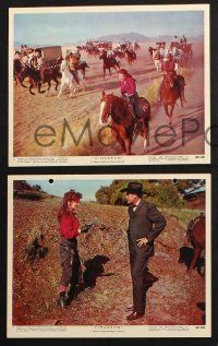 2k059 CIMARRON 8 color 8x10 stills '60 directed by Anthony Mann, Glenn Ford, Maria Schell!