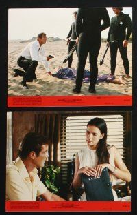 2k071 FOR YOUR EYES ONLY 8 8x10 mini LCs '81 Carole Bouquet, Roger Moore as James Bond 007!