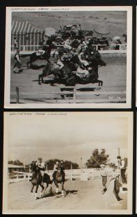 2k464 GENTLEMAN FROM LOUISIANA 9 8x10 stills '36 Eddie Quillan, cool horse racing action images!
