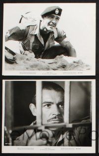 2k852 HILL 4 8x10 stills '65 by Sidney Lumet, great images of Sean Connery, desert scenes!
