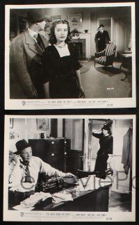 2k776 HOUSE ACROSS THE STREET 5 8x10 stills '49 sexiest Janice Page in a story of a redheaded SHILL