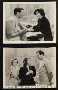 2k702 INTERNES CAN'T TAKE MONEY 6 8x10 stills '37 Barbara Stanwyck, Joel McCrea as 1st Dr. Kildare!