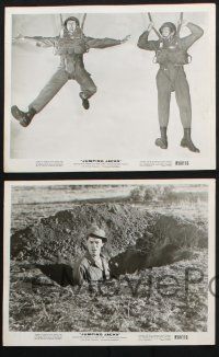 2k860 JUMPING JACKS 4 8x10 stills R58 great images of Army paratroopers Dean Martin & Jerry Lewis!