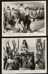 2k235 KINGS OF THE SUN 18 8x10 stills '64 Yul Brynner, Shirley Anne Field, George Chakiris, Mayans!