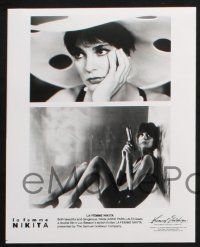 2k923 LA FEMME NIKITA 3 8x10 stills '91 Luc Besson, great images of sexy Anne Parillaud!