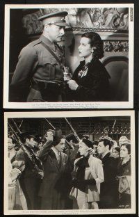 2k539 LAST TRAIN FROM MADRID 8 8x10 stills '37 Dorothy Lamour, Lew Ayres, Anthony Quinn, more!