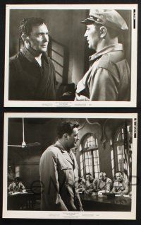 2k868 MAN IN THE MIDDLE 4 8x10 stills '64 Robert Mitchum, Barry Sullivan, Keenan Wynn!