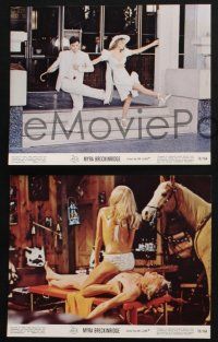 2k165 MYRA BRECKINRIDGE 3 color 8x10 stills '70 John Huston, Raquel Welch, incredibly sexy massage!
