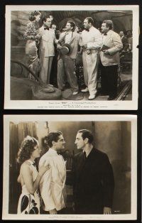 2k392 RIO 11 8x10 stills '39 Basil Rathbone, Victor McLaglen & Sigrid Gurie in love triangle!