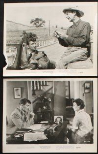 2k480 SHE COULDN'T SAY NO 9 8x10 stills '54 short-haired Jean Simmons, Dr. Robert Mitchum!