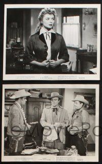 2k815 TARGET 5 8x10 stills '52 cool images of Linda Douglas, Tim Holt , cowboy western!