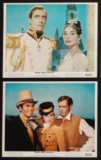 2k026 WAR & PEACE 12 color 8x10 stills R63 Audrey Hepburn, Henry Fonda & Ferrer, Leo Tolstoy epic!