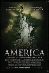 2m056 AMERICA: IMAGINE THE WORLD WITHOUT HER DS 1sh '14 Statue of Liberty crumbling!