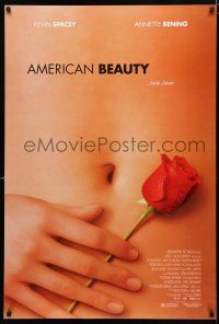 2m057 AMERICAN BEAUTY DS 1sh '99 Sam Mendes Academy Award winner, sexy close up image!