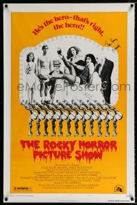 2m003 ROCKY HORROR PICTURE SHOW signed style B 1sh '75 by Tim Curry, that's right, the hero!