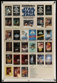 2m019 STAR WARS CHECKLIST Kilian 2-sided 1sh '85 great images of U.S. posters!
