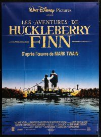 2p427 ADVENTURES OF HUCK FINN French 1p '93 Elijah Wood as Huckleberry, Courtney Vance as Jim!