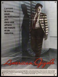 2p434 AMERICAN GIGOLO French 1p '80 handsomest male prostitute Richard Gere is framed for murder!