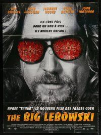 2p463 BIG LEBOWSKI French 1p '98 Coen Brothers, great image of Jeff Bridges in cool shades!