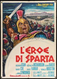 2p136 300 SPARTANS Italian 1p '64 cool DeAmicis art of the mighty battle of Thermopylae!