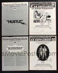 2r058 LOT OF 12 UNCUT PRESSBOOKS FROM PARAMOUNT PICTURES '70s cool ads from a variety of movies!
