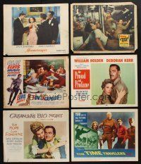 2r095 LOT OF 101 LOBBY CARDS IN MUCH LESSER CONDITION '40s-90s great scenes from variety of movies!