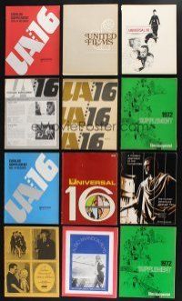 2r111 LOT OF 14 SOFTCOVER 16MM FILM CATALOGS '60s-70s advertising for a variety of movies!