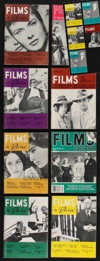 2r150 LOT OF 13 FILMS IN REVIEW MAGAZINES '50s-70s great images & info on a variety of movies!