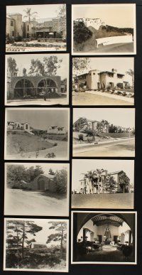 2r290 LOT OF 10 1930S LOS ANGELES HOMES 8X10 STILLS '30s great images of luxurious real estate!