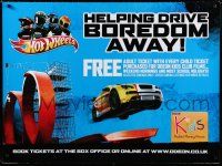 2s061 ODEON KIDS British quad '00s Hot Wheels cars & movies, drive boredom away!